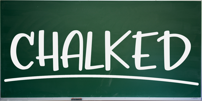Chalked