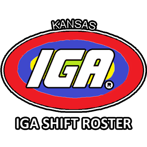 IGA Shift Roster